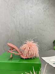 Bottega Veneta Pink Feather Dot Pumps - 5