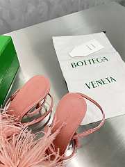 Bottega Veneta Pink Feather Dot Pumps - 2