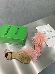 Bottega Veneta Pink Feather Dot Sandals - 2