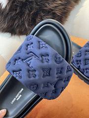 Louis Vuitton Pool Pillow Navy Comfort Mules - 2