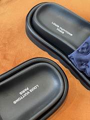 Louis Vuitton Pool Pillow Navy Comfort Mules - 3