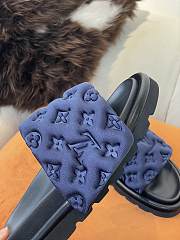 Louis Vuitton Pool Pillow Navy Comfort Mules - 4