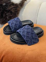 Louis Vuitton Pool Pillow Navy Comfort Mules - 6