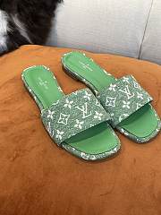 Louis Vuitton Slides in Green - 1