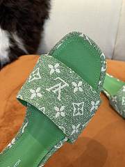 Louis Vuitton Slides in Green - 6