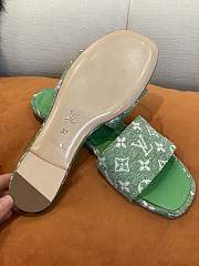 Louis Vuitton Slides in Green - 5