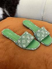 Louis Vuitton Slides in Green - 3