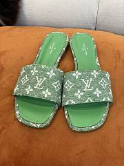 Louis Vuitton Slides in Green - 2