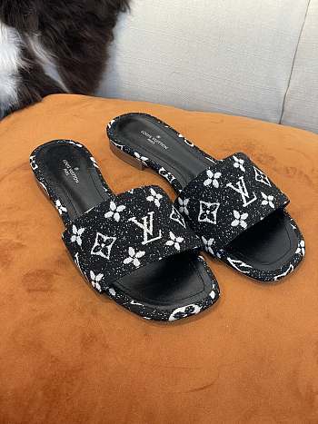 Louis Vuitton Slides in Black