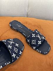 Louis Vuitton Slides in Navy Blue - 4