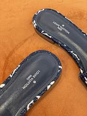 Louis Vuitton Slides in Navy Blue - 5