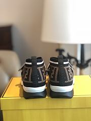 Fendi Black fabric sneakers - 2