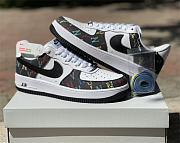 Nike Air Force 1 07 Low MLB Black White 315122-444 - 5