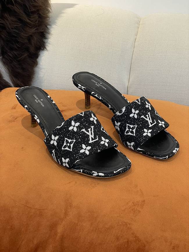 Louis Vuitton Mules in Black 0004 - 1