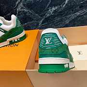 LV TRAINER SNEAKER GREEN JEANS 1A8WAX - 6