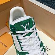 LV TRAINER SNEAKER GREEN JEANS 1A8WAX - 5