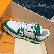 LV TRAINER SNEAKER GREEN JEANS 1A8WAX - 4