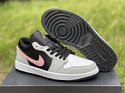 Air Jordan 1 Low Black Grey Pink 553558-062 - 3