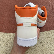 Air Jordan 1 Mid Starfish Pure Platinum CW7591-100 - 5