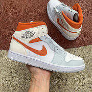 Air Jordan 1 Mid Starfish Pure Platinum CW7591-100 - 2