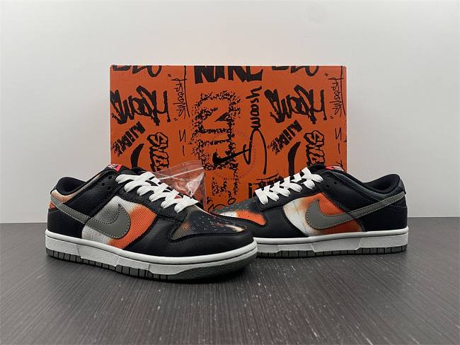 Nike Dunk Low Graffiti Black Red DM0108-001 - 1