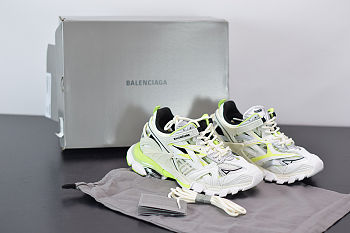 Balenciaga Track Silver & Green 542436 W3NU2 7660