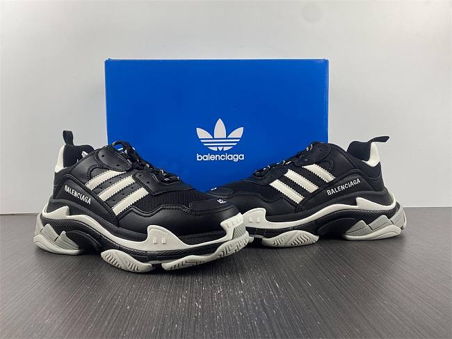 Balenciaga joint 1.0 original low eight-layer combination black and white gray - 1