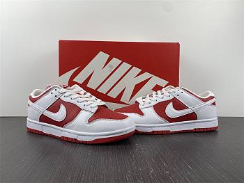  Nike Dunk Low 'White University Red' DD1425