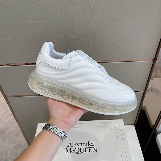 alexander mcqueen white clear sole