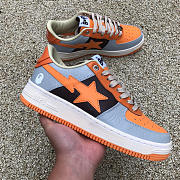 A Bathing Ape Bape Sta Low Grey Orange 001FWH701002_ORG_A / 1H70-291-002 - 1