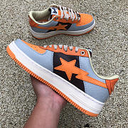 A Bathing Ape Bape Sta Low Grey Orange 001FWH701002_ORG_A / 1H70-291-002 - 5