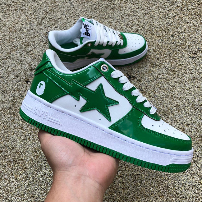 A Bathing Ape Bape Sta Low Green 001FWH701001_GRN_A - 1