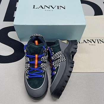 LANVIN Hiking Boots Dark Green FM-FSDI00-SURU-P22