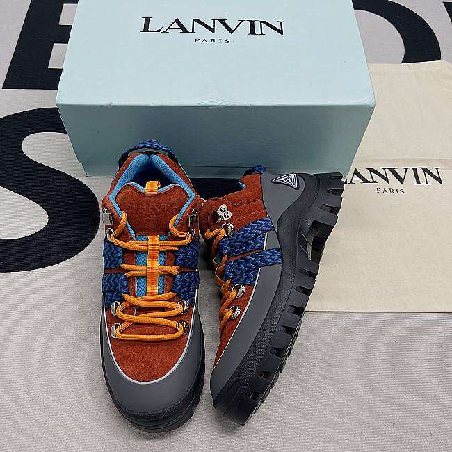 LANVIN Hiking Boots Dark Grey FM-FSDI00-SURU-P226014 - 1