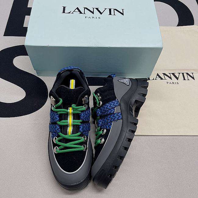 LANVIN Hiking Shoes Black FM-FSDI00-SURU-P221014 - 1