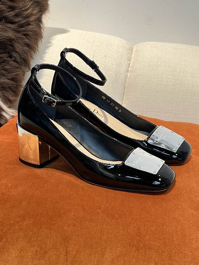 LA PARISIENNE DIOR PUMP Black Patent Calfskin KDP939PMI_S19X - 1