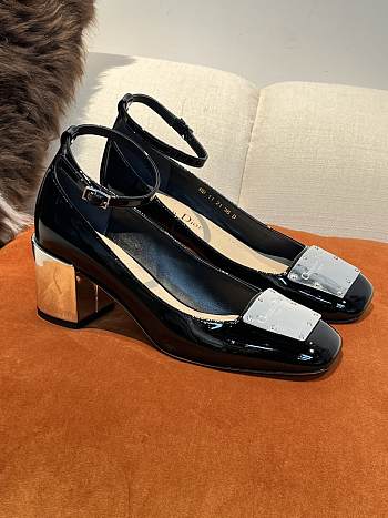 LA PARISIENNE DIOR PUMP Black Patent Calfskin KDP939PMI_S19X