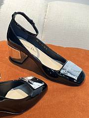 LA PARISIENNE DIOR PUMP Black Patent Calfskin KDP939PMI_S19X - 4