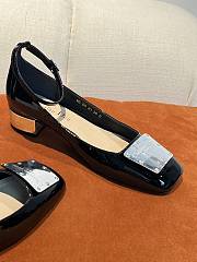 LA PARISIENNE DIOR PUMP Black Patent Calfskin - 4