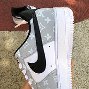 LV x Nike Air Force 1 Low 07 White Grey Black BQ8988-108 - 4