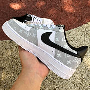 LV x Nike Air Force 1 Low 07 White Grey Black BQ8988-108 - 2