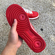 Louis Vuitton X Nike Air Force 1 07 Low White Red LD0232 - 2