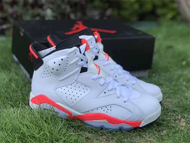 Air Jordan 6 Retro Infrared White 384664-123 - 1