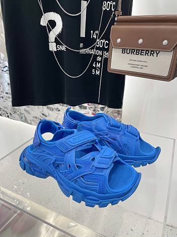 Balenciaga Track Sandal Blue