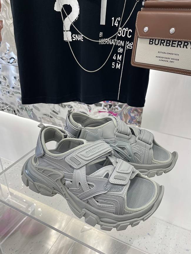 Balenciaga Track Sandal Grey 617542W2CC11203 - 1