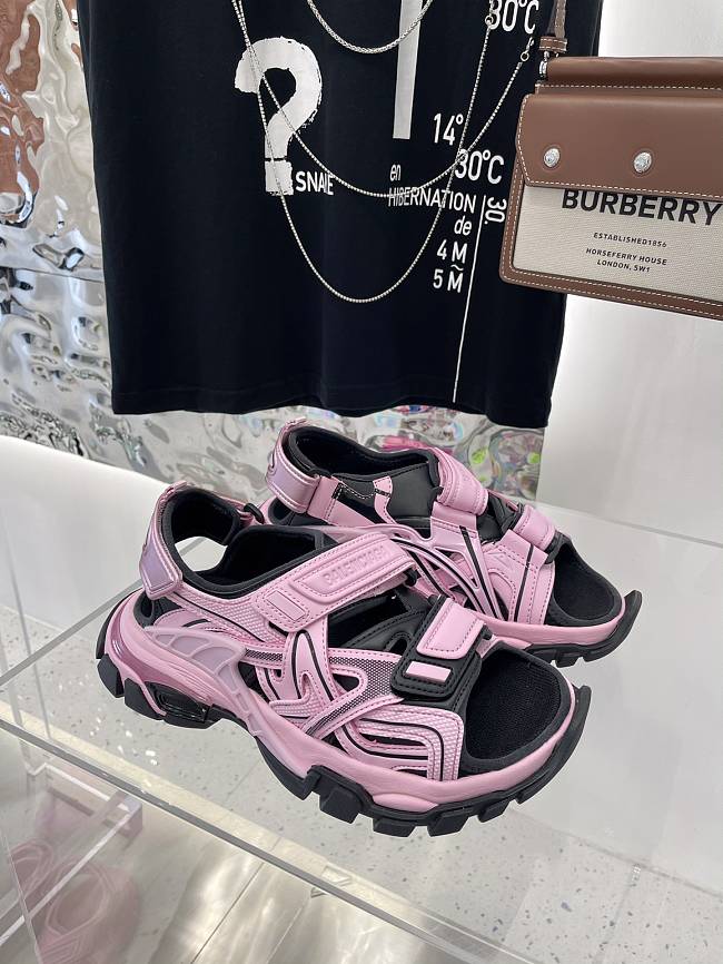 Balenciaga Track Sandal Neon Pink (W) 617543W2FH15010 - 1