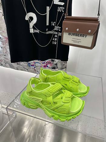 Balenciaga Track Sandal Fluo Green 617542 W2KA1 3805