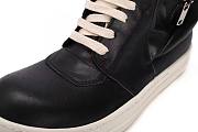 Rick Owens Leather Sneaker Boots in Black - 4