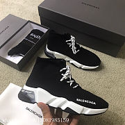 Balenciaga Speed Trainer Lace Up Black - 1