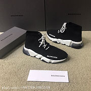 Balenciaga Speed Trainer Lace Up Black - 6